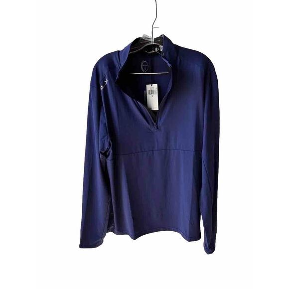 RLX Golf Luxury Performance Half Zip Royal Navy $125 NWT L Ralph